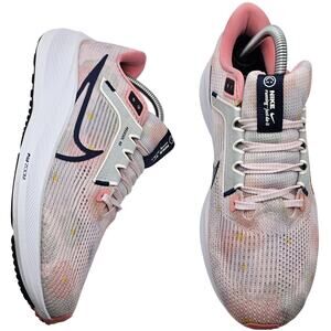 Nike Zoom Pegasus 40 Pink Acid Wash Womens 9 Running Shoes Sneakers